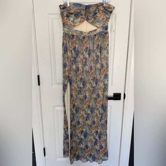 Dress the Population The Angelique Gown COBALT MULTI size XL - Picture 2 of 5